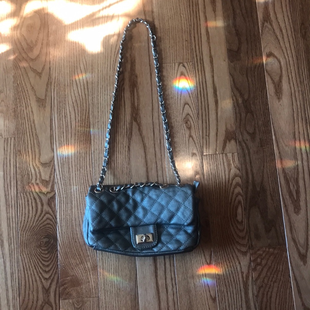 Grey Crossbody Bag